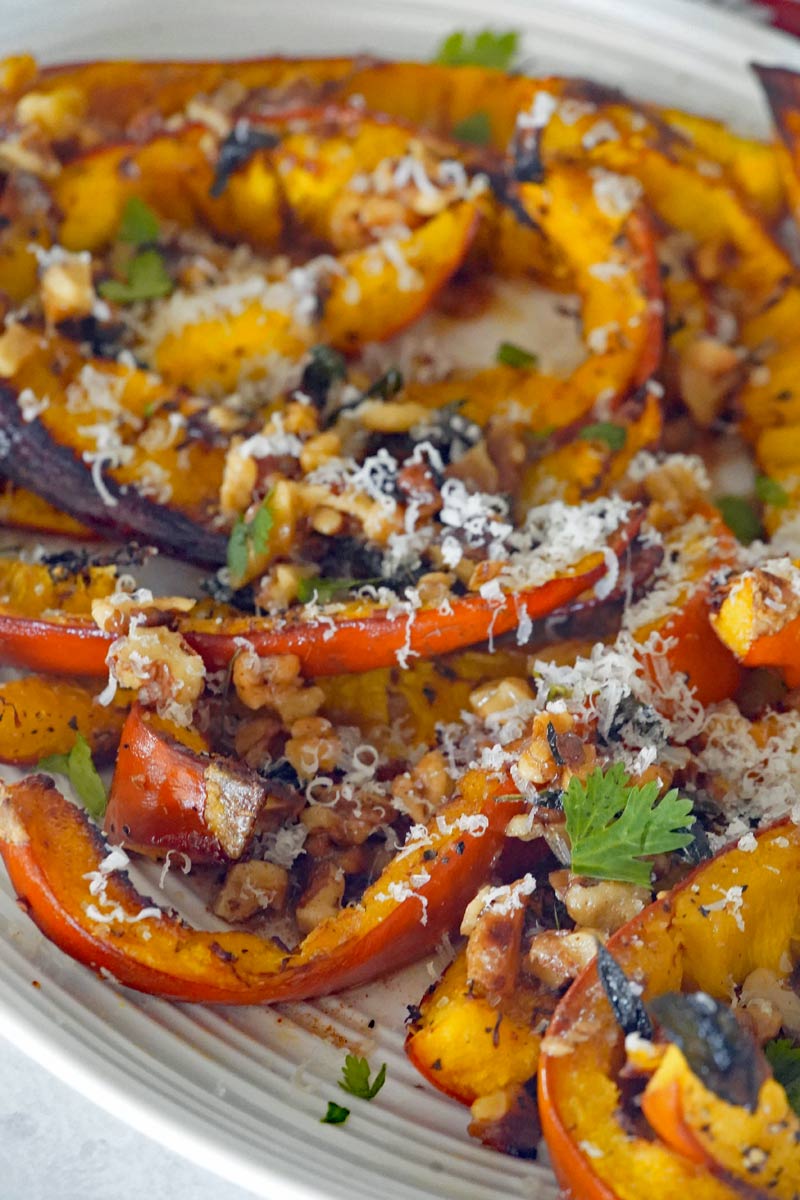 Sage brown butter pumpkin wedges