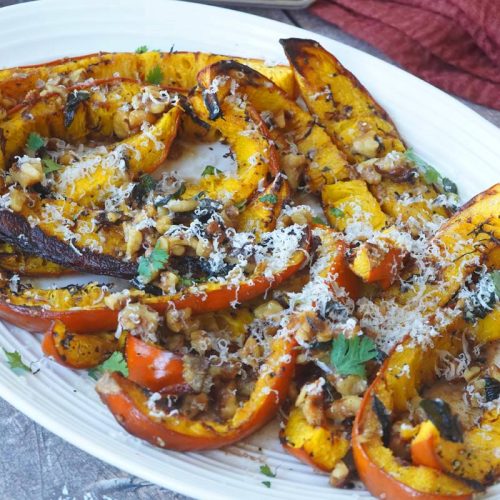 Sage brown butter pumpkin wedges
