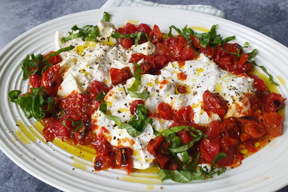 roasted tomato burrata