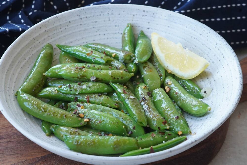 sauteed sugar snap peas