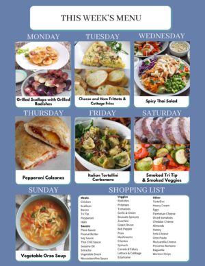 This Week's Menu - Dinner and a Side