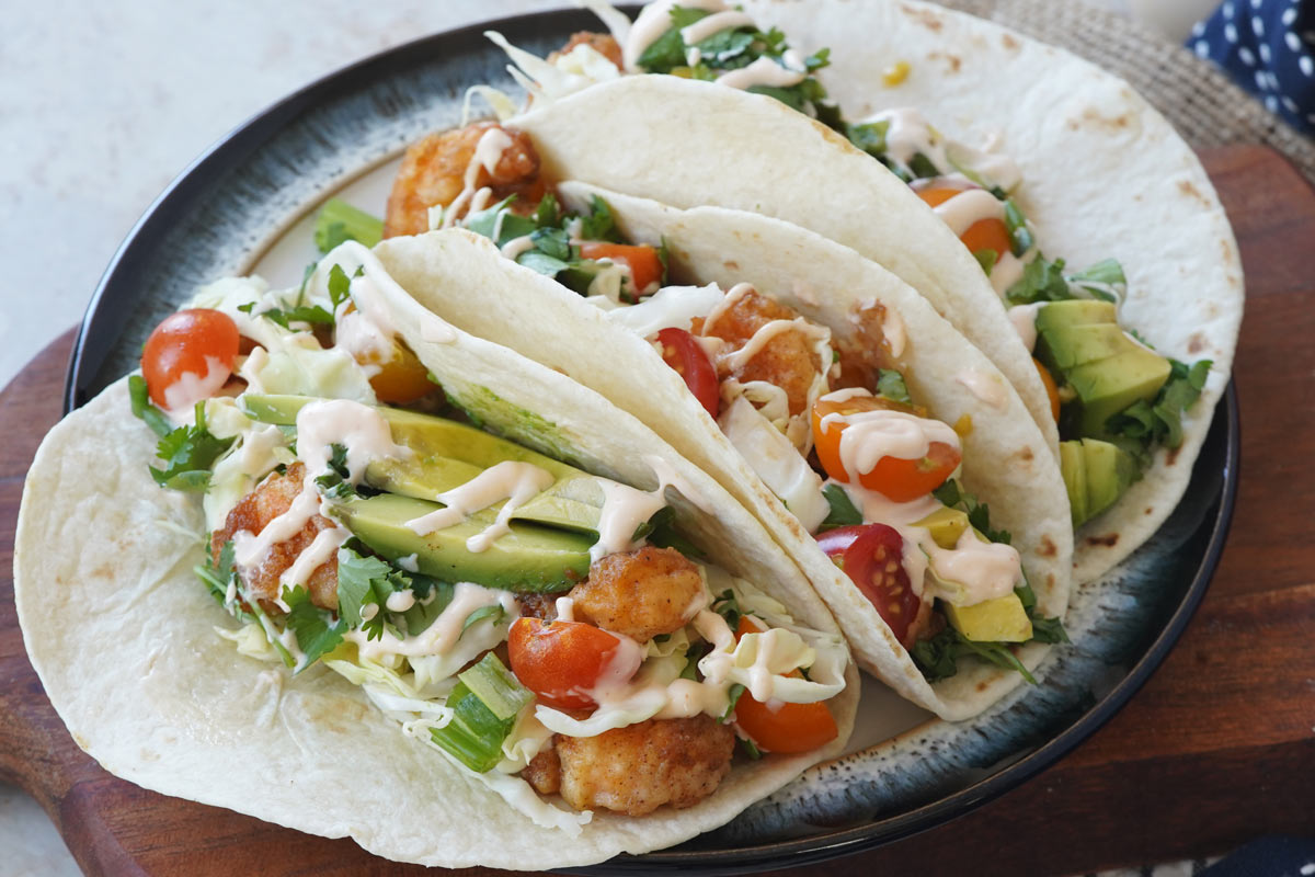 Shrimp tacos