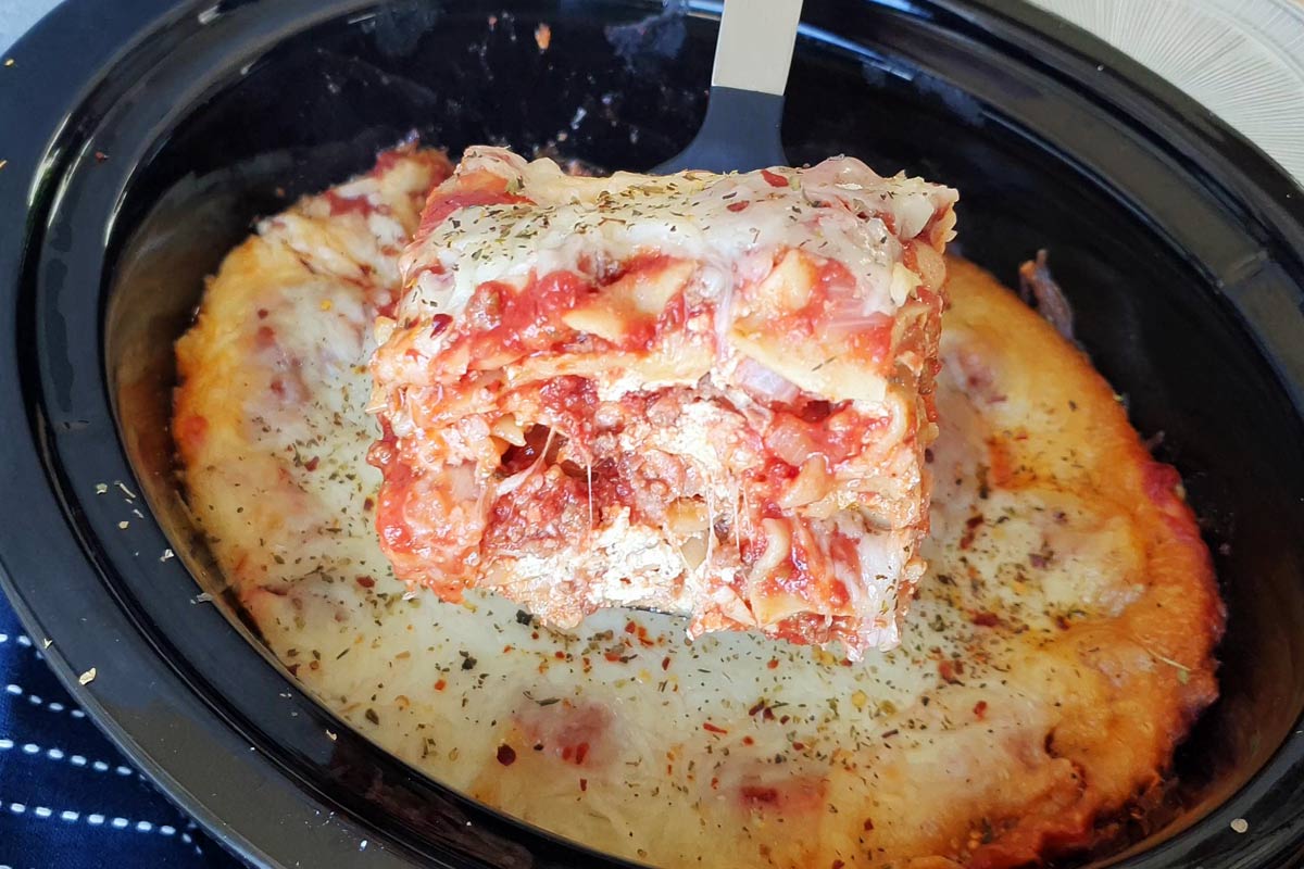 slow cooker lasagna