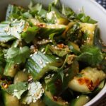 Smashed cucumber salad