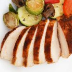 Slice chicken breast
