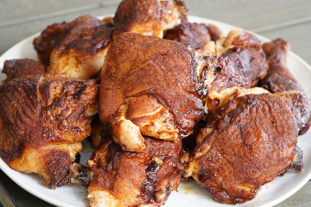 smoked chicken legs