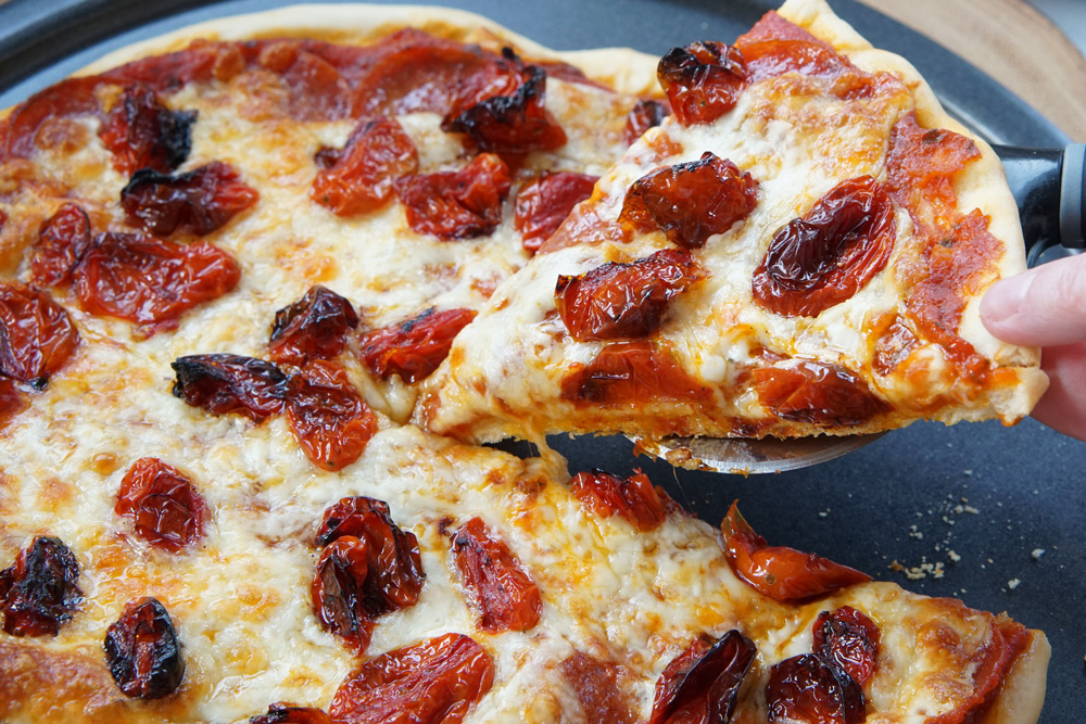 smoked pellet grill pizza