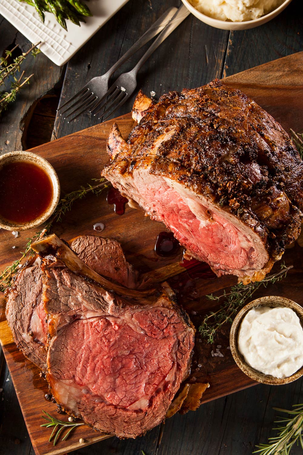 Smoked prime rib