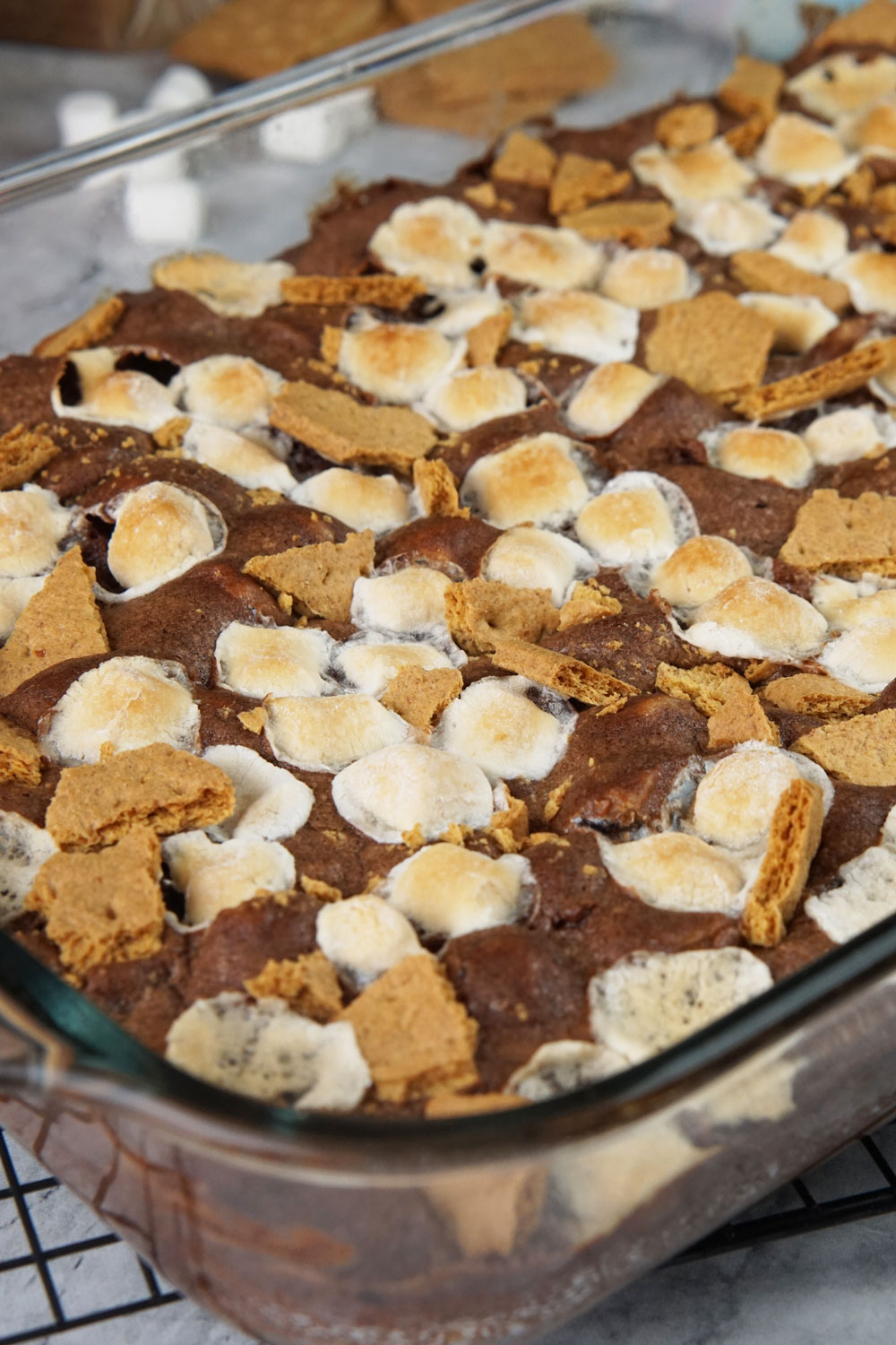 s'mores brownies