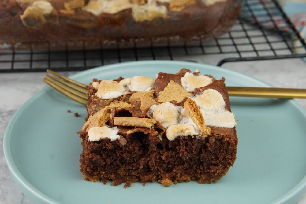 s'mores brownies