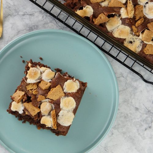 s'mores brownies