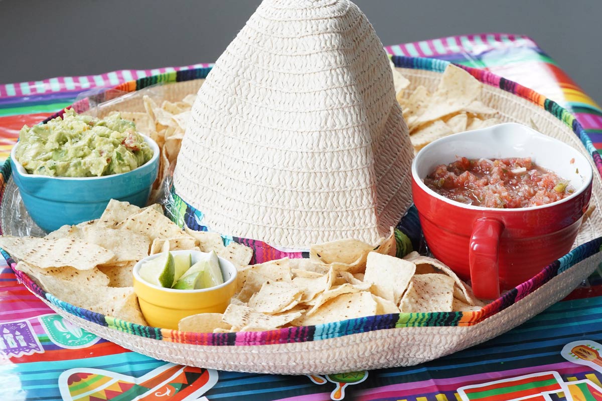 Sombrero with Guacamole & Salsa