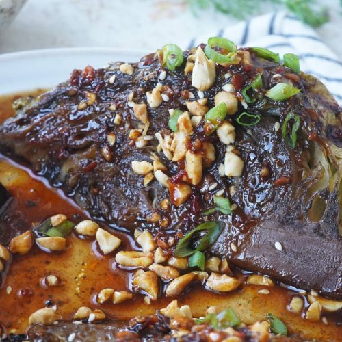 spicy asian cabbage wedges