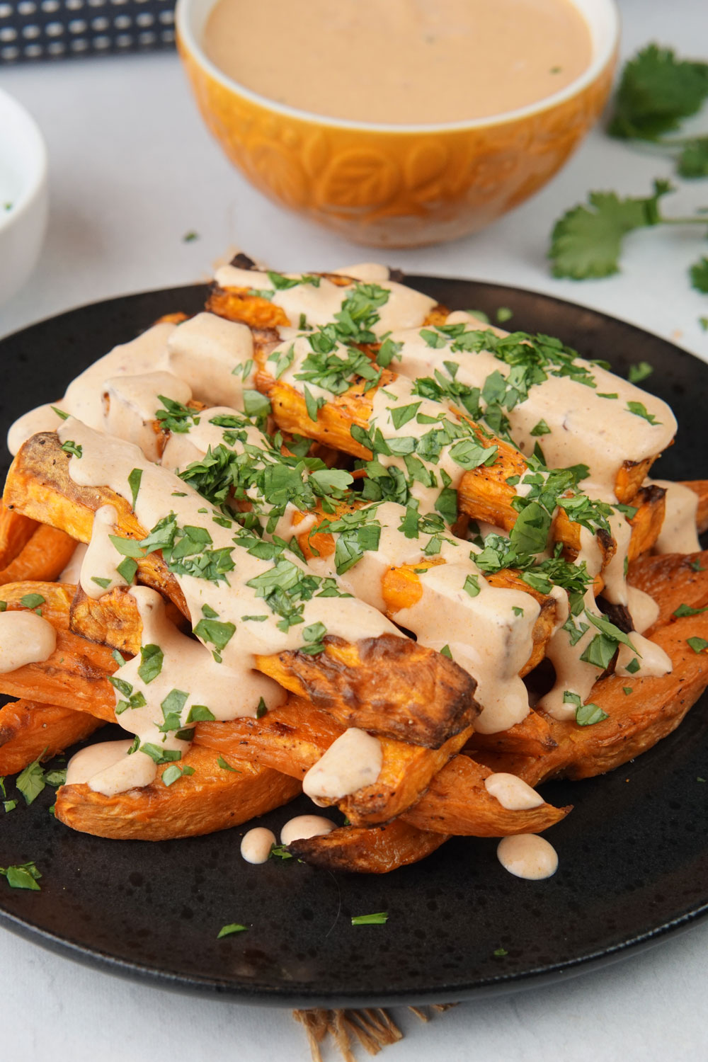 Sweet Potato Fries with Chipotle Mayo
