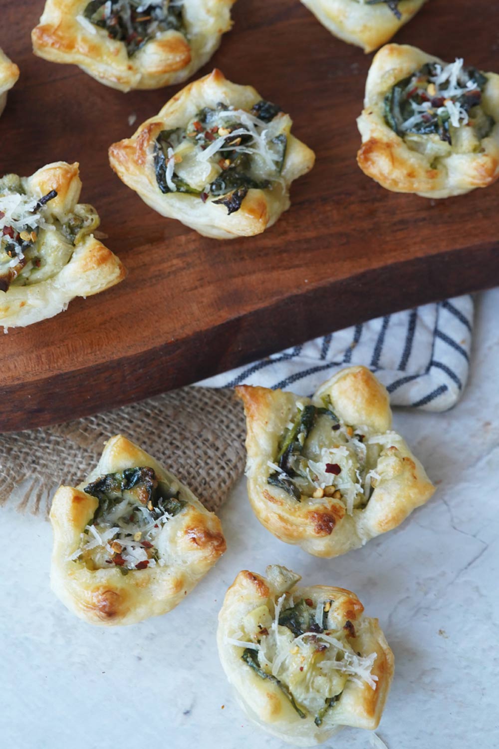 spinach artichoke tartlets
