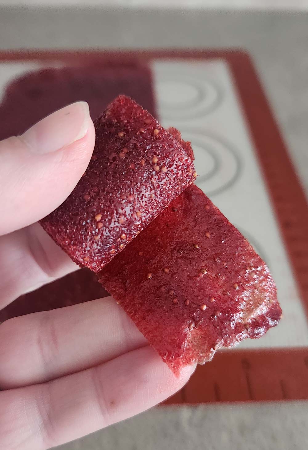 strawberry fruit leather