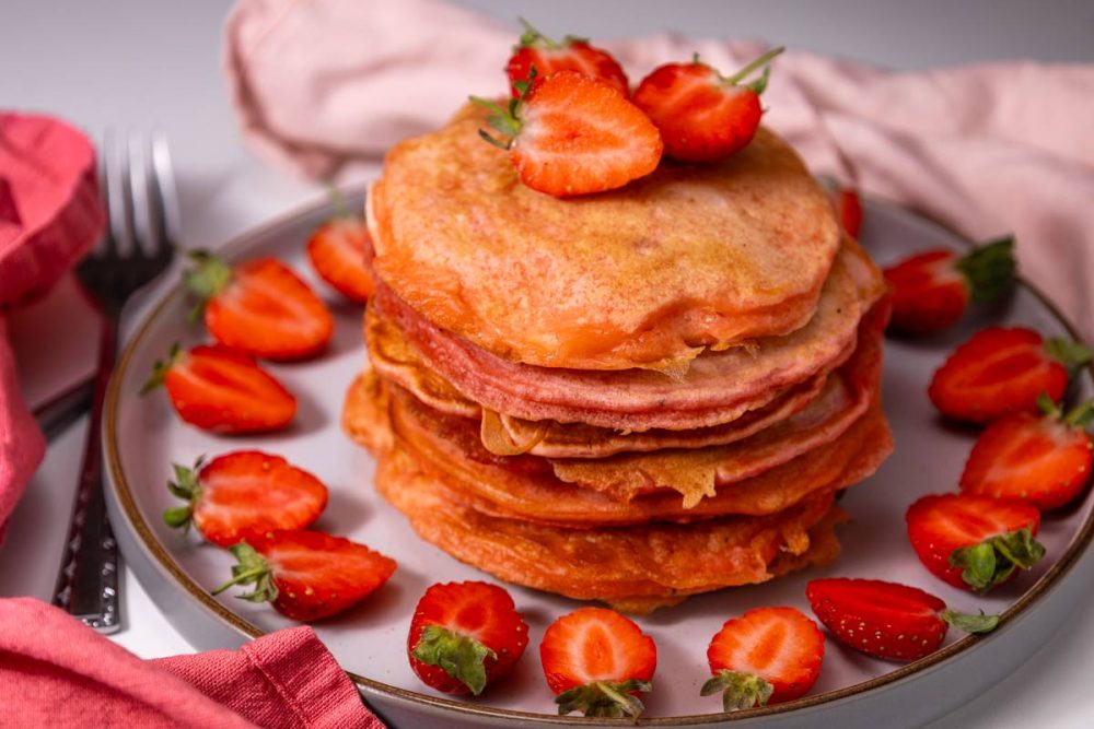 strawberry pancakes