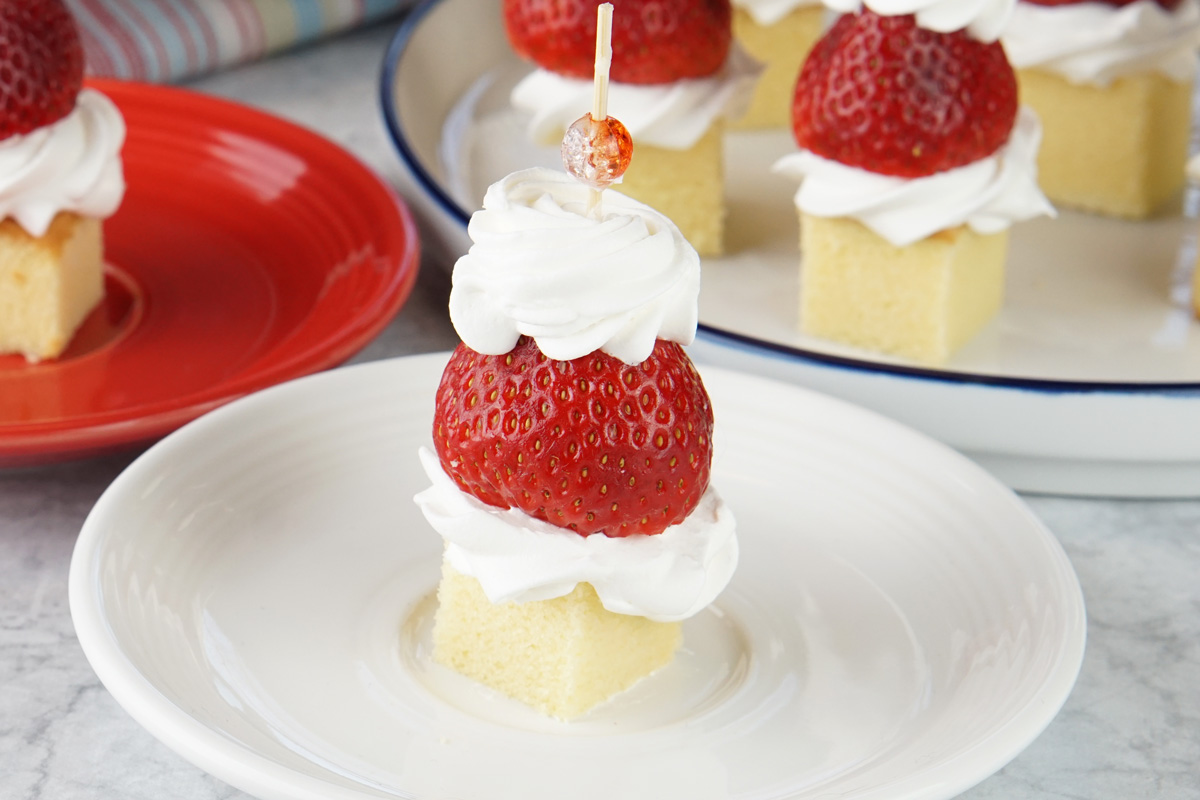 strawberry shortcake skewer