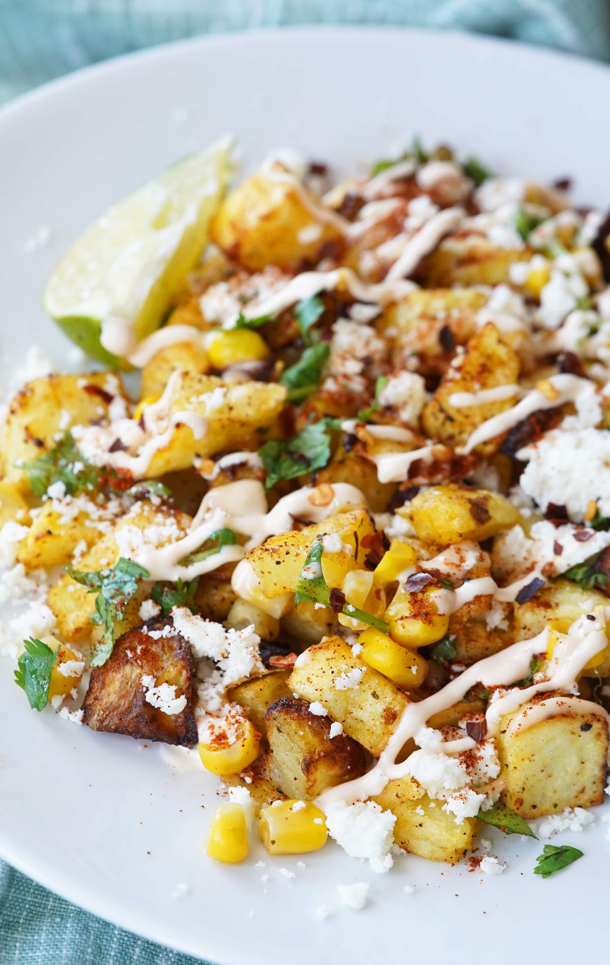 street corn roasted potatoes