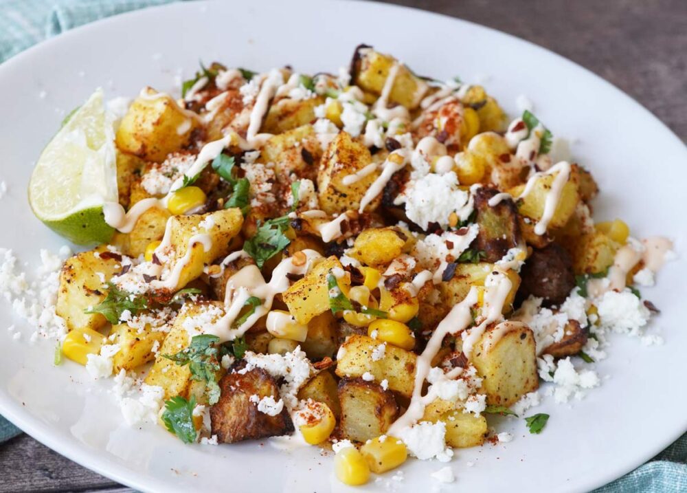 street corn roasted potatoes