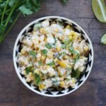 Mexican street corn salad