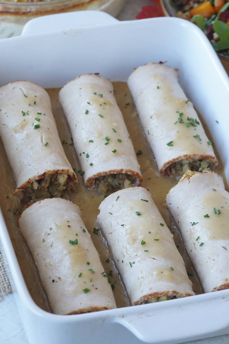 Stuffed Turkey Rolls