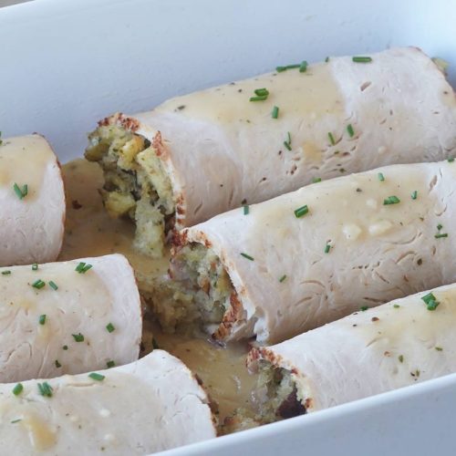 stuffed turkey rolls