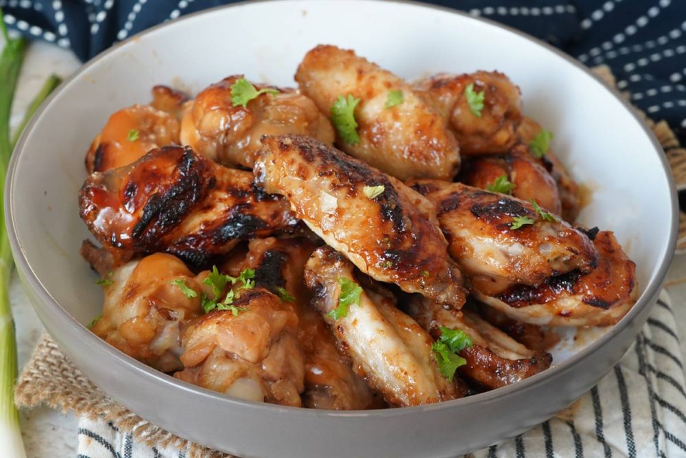 Sweet and sour chicken wings