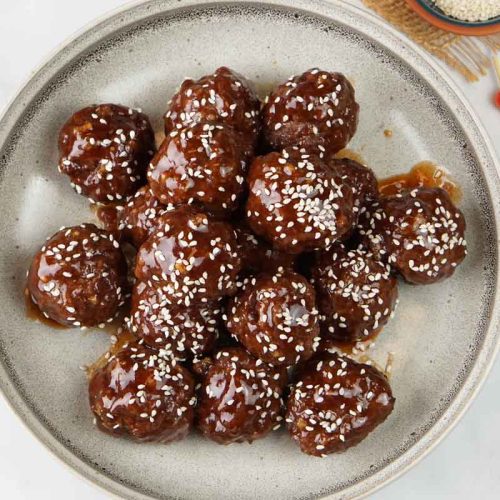 Sweet and sour meatballs