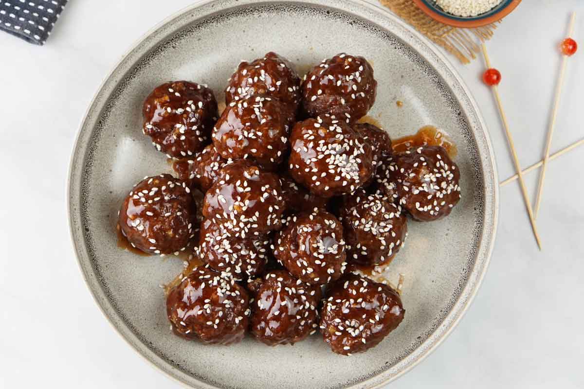 Sweet and sour meatballs