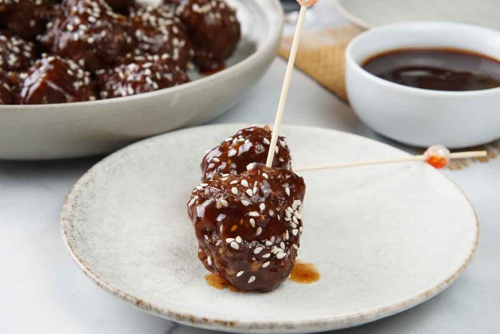 Sweet and sour meatballs