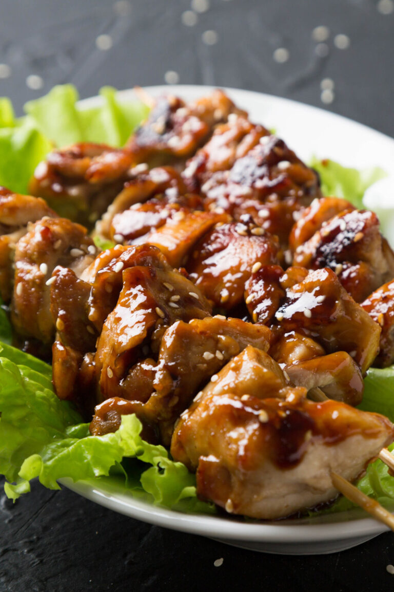 Easy Teriyaki Chicken on a Stick - A Food Lover's Kitchen