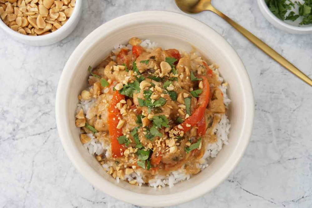 Thai peanut chicken