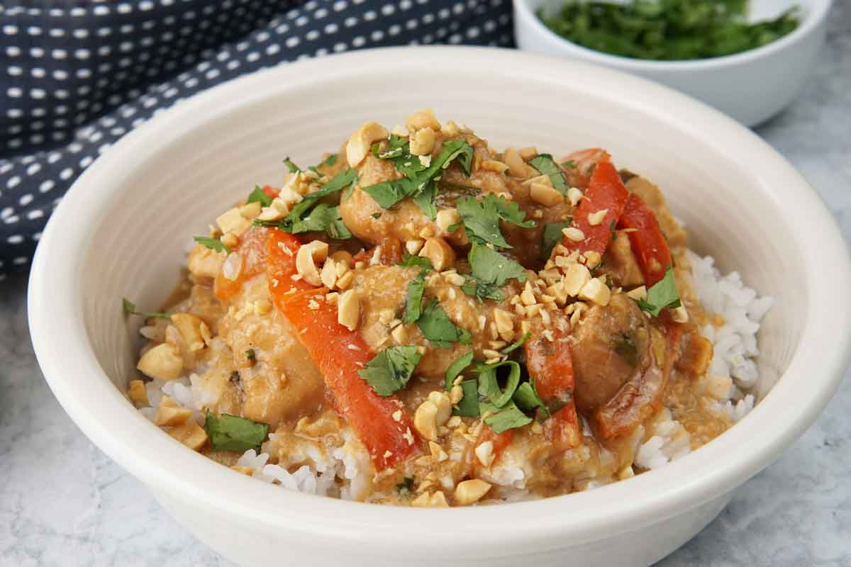 Thai peanut chicken