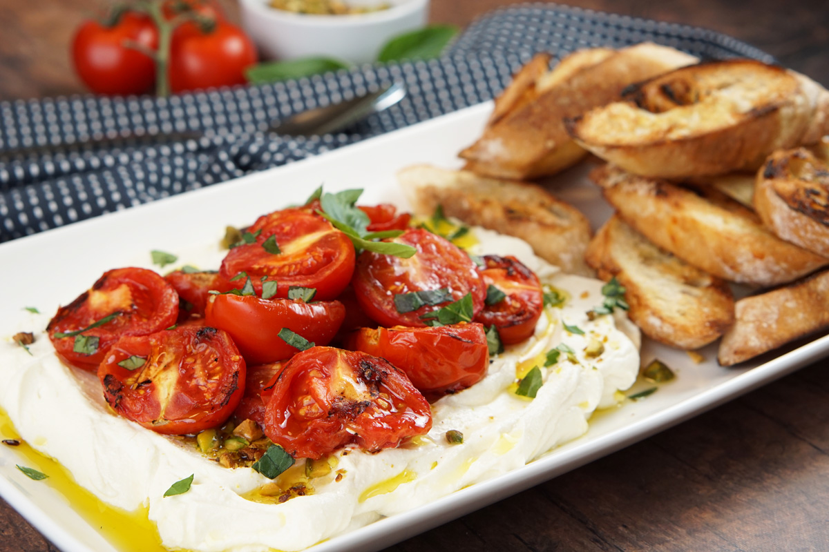 Grilled tomatoes w