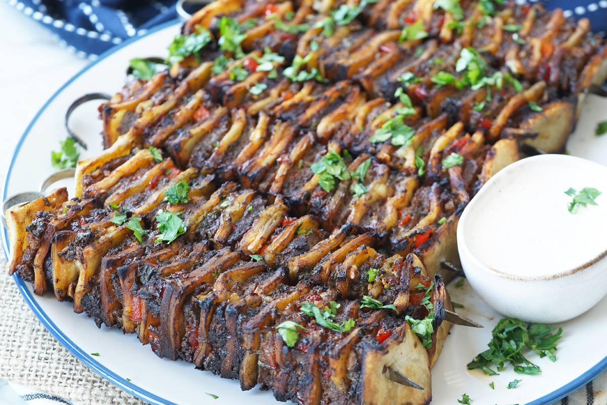 tortilla beef kabob