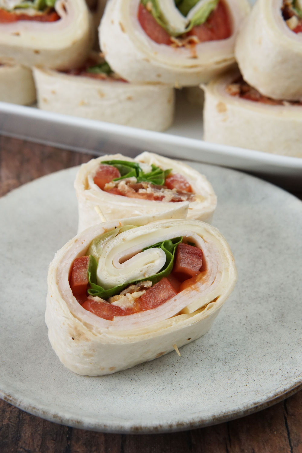 turkey club pinwheels
