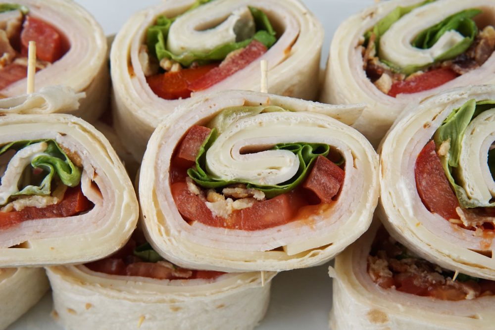 turkey club pinwheels