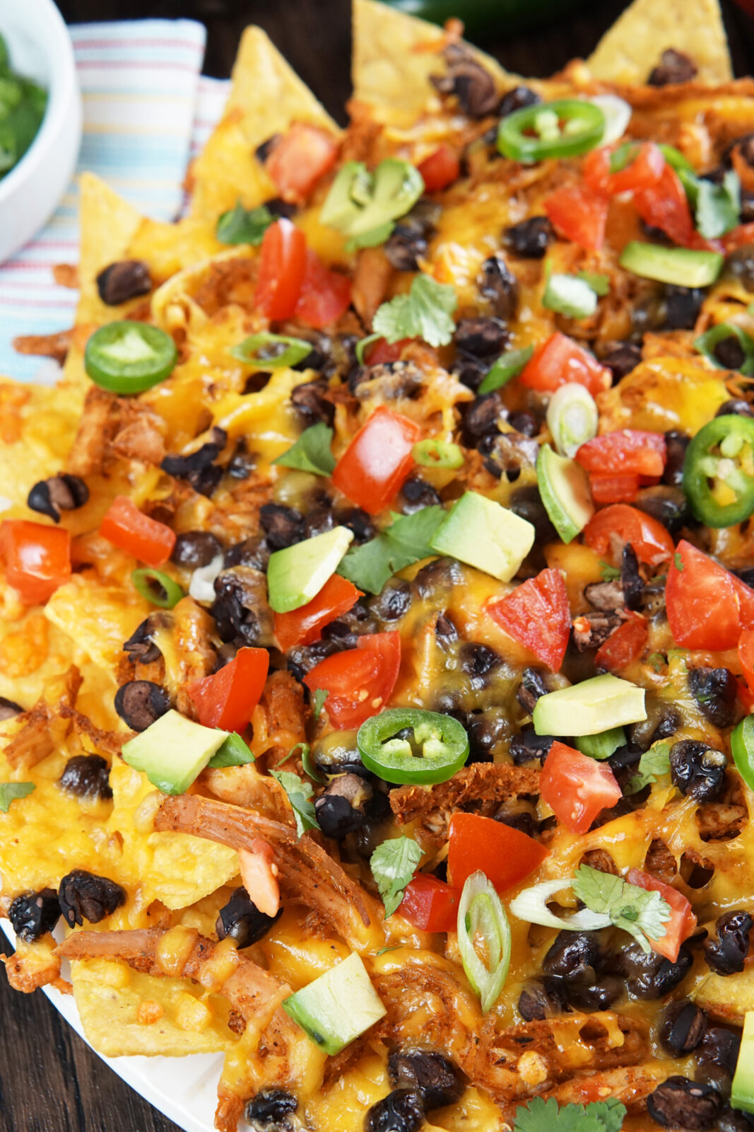 ultimate sheet pan nachos
turkey nachos