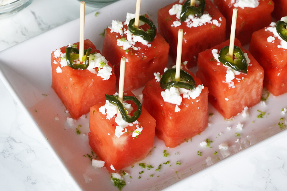 watermelon margarita bites