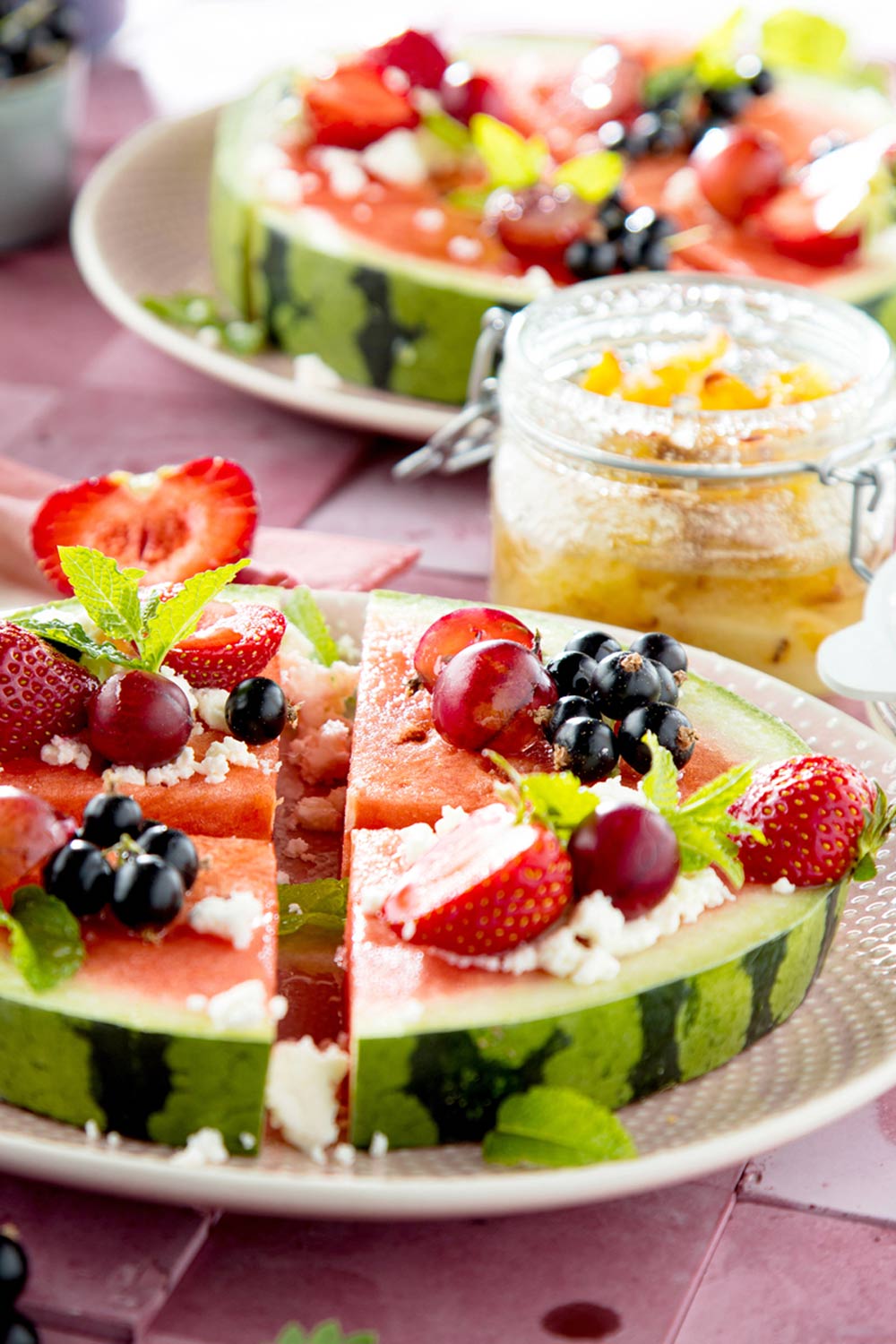 watermelon fruit pizza