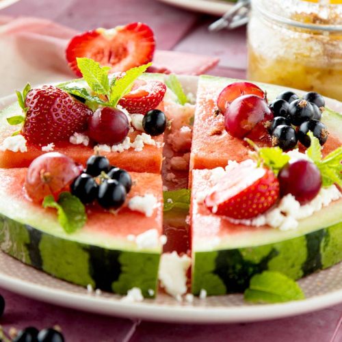 watermelon fruit pizza