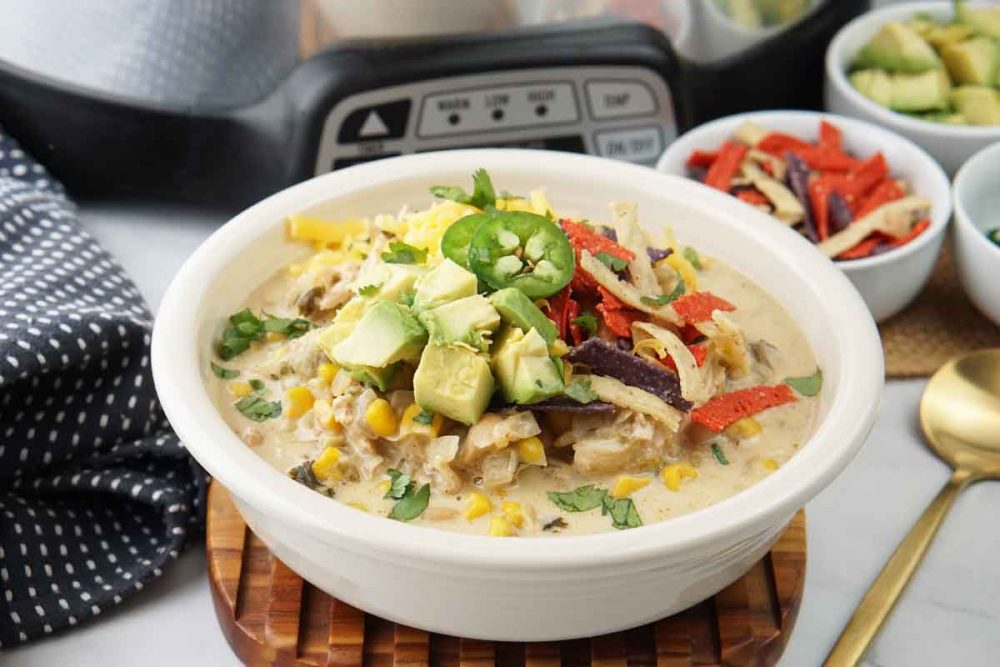 White chicken chili