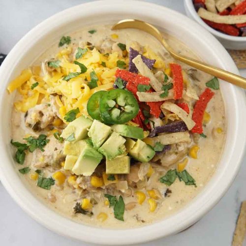 White chicken chili