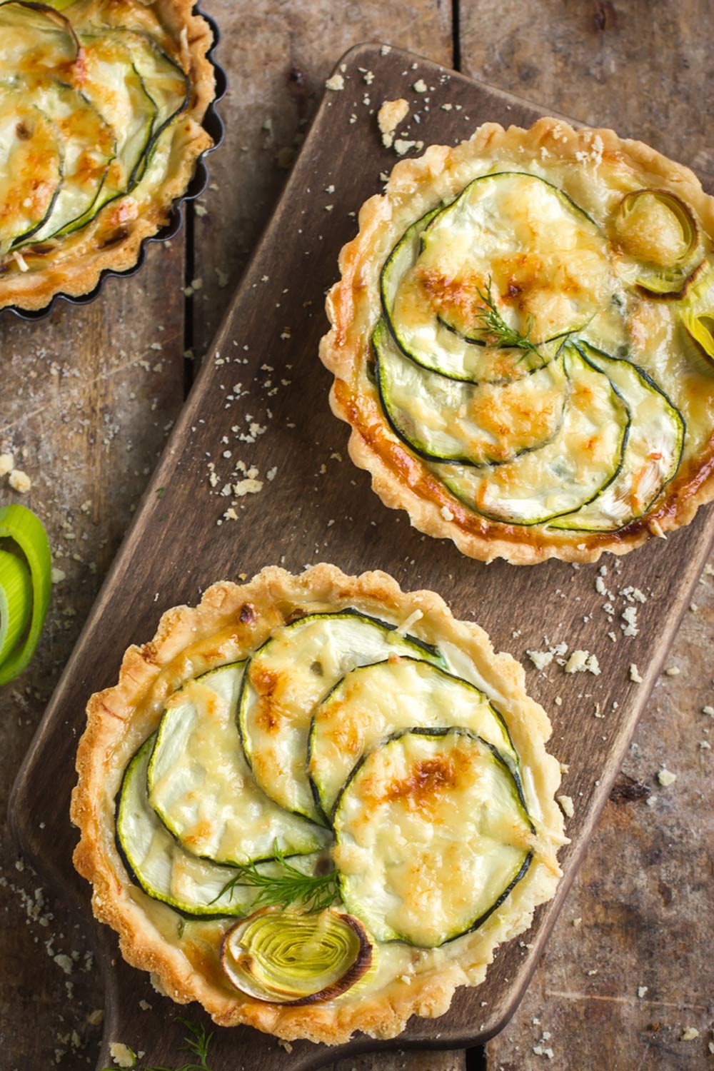 zucchini tarts