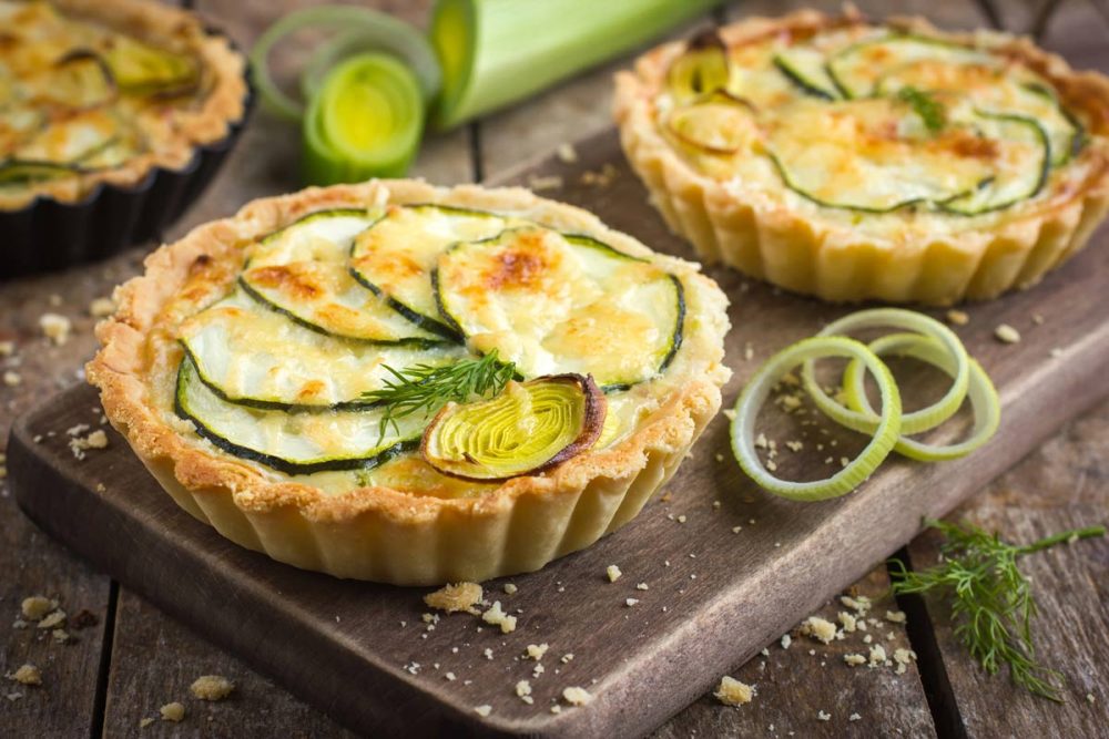 mini zucchini tarts