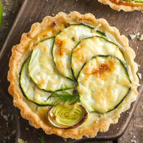 mini zucchini tarts